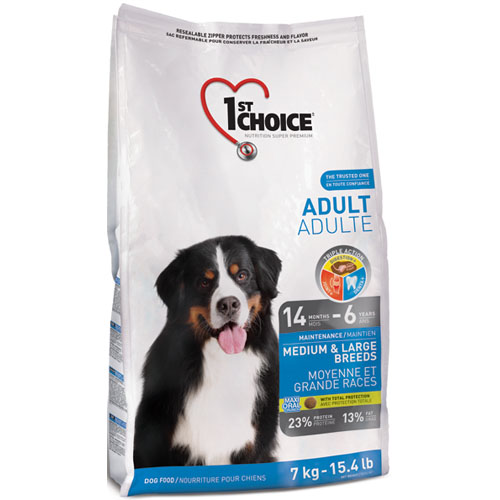 1st Choice (ФестЧойс) Adult Large and Medium breed. Сухой корм для взрослых собак средних и крупных пород, 7 кг